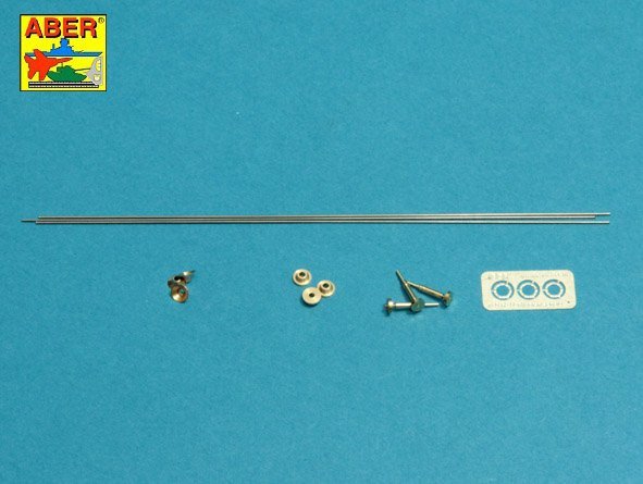 Ensemble d&amp;#39;antennes Aber R-43 R-113 pour chars russes tels que : T-54 ; T-55 et autres AVF (1/35)