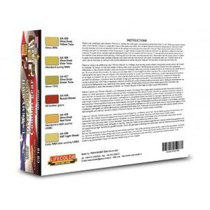 Lifecolor CS18 Acrylic paint set American Uniforms Set 2 6x22ml – zdjęcie 2