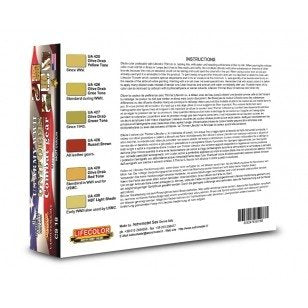 Lifecolor CS18 Acrylic paint set American Uniforms Set 2 6x22ml – zdjęcie 2