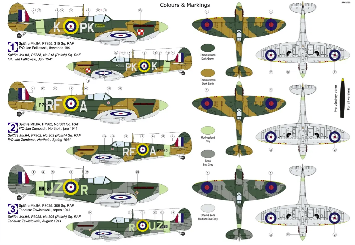 Kovozavody Prostejov KPM0303 Spitfire Mk.IIa &amp;quot;Polish Eagles&amp;quot; 1/72 – image 2
