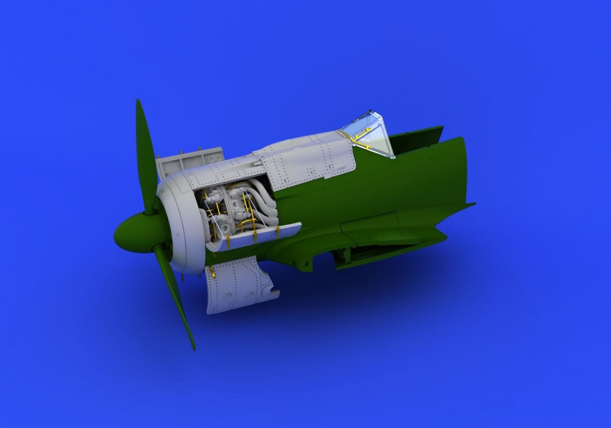 Eduard 672082 Fw 190A-8 engine 1/72 (EDUARD) – Bild 5