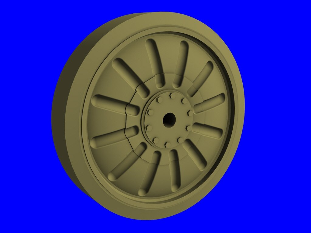 Panzer Art RE35-197 Road wheels for SAM-6 &amp;amp; ZSU-23-4 1/35 – imagen 2
