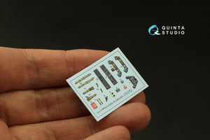 Quinta Studio QD72093 Ta 152C/H 3D-Printed &amp;amp; coloured Interior on decal paper (Dragon) 1/72 – Bild 3