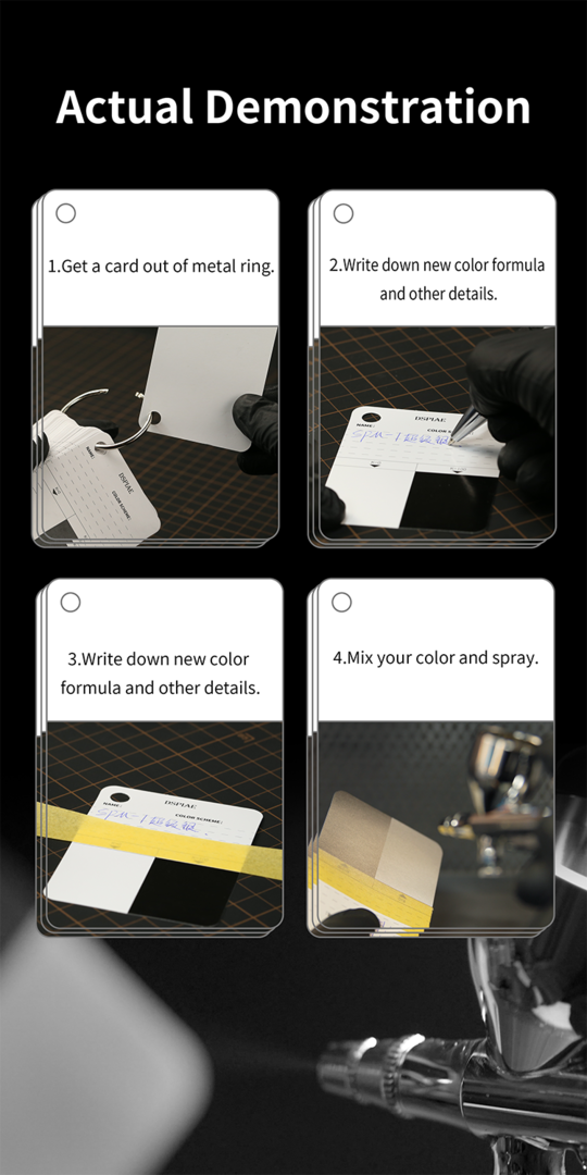 DSPIAE CC-01 Color Test Card Keychain Model Tool – zdjęcie 9
