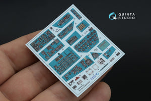 Quinta Studio QD48570 Mi-24A 3D-Printed &amp;amp; coloured Interior on decal paper (Trumpeter) 1/48 – immagine 5