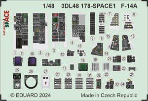 Eduard 3DL48178 F-14A SPACE GREAT WALL HOBBY 1/48 – image 4