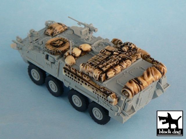 Black Dog T72002 M1126 STRYKER Guerre d&amp;#39;Irak pour Trumpeter 07255 1/72 – image 3