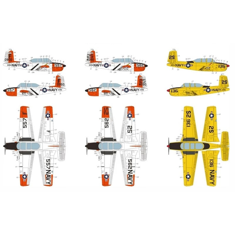 Academy 12361 USN T-34B Mentor &amp;quot;VT-5 Training Air Wing&amp;quot; 1/48 – Bild 5