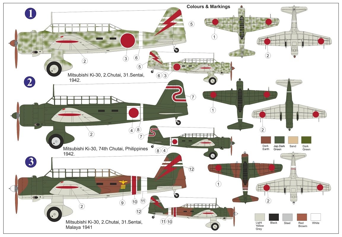 AZ Model AZ7810 Ki-30 Ann „In Asian sky“ 1/72 – immagine 2