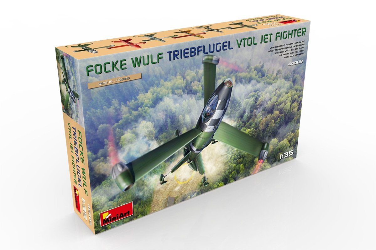 MiniArt 40009 Focke Wulf Triebflugel (VTOL) Jet Fighter 1/35 – zdjęcie 4