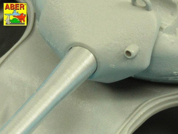 Aber 35L-284 90mm M-36 z cylindrycznym hamulcem do amerykańskiego czołgu M47 Patton bez pokrowca na jarzmo Takom/Italeri 1/35 – Bild 11
