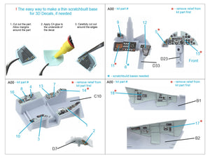 Quinta Studio QDS-72173 Blackburn Buccanneer S.2B Late 3D-Printed &amp;amp; coloured Interior on decal paper (Airfix) (small version) 1/72 – imagen 2