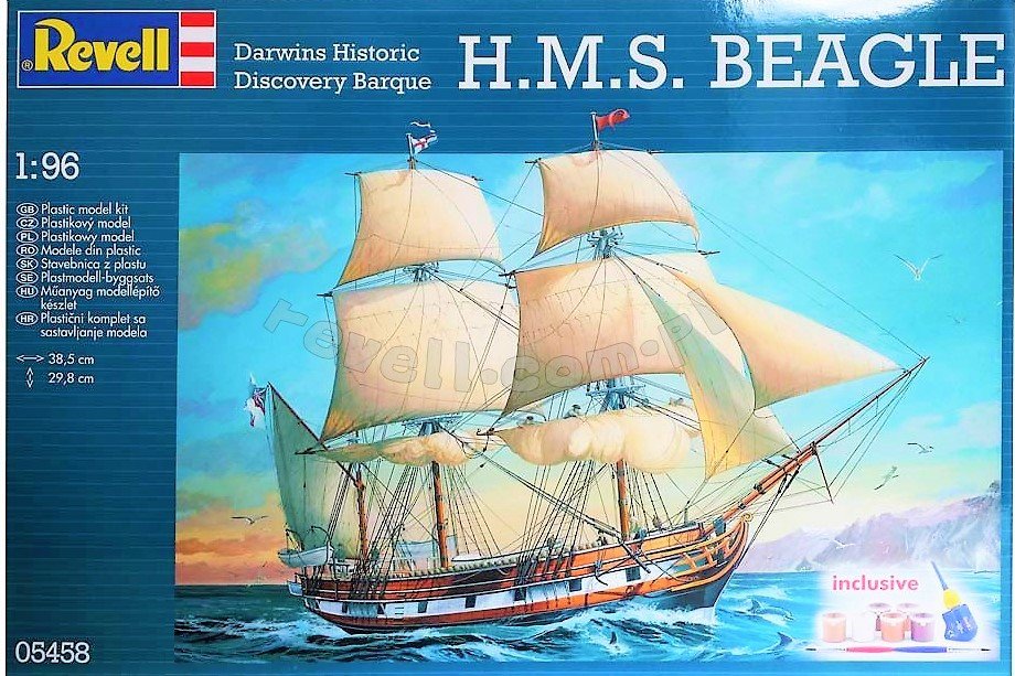 Revell 05458 H.M.S. Beagle (Sailing Ships) 1/96