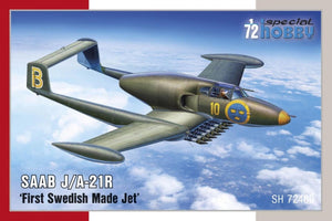 Special Hobby 72480 SAAB J/A-21R &amp;quot;First Swedish Made Jet&amp;quot; 1/72