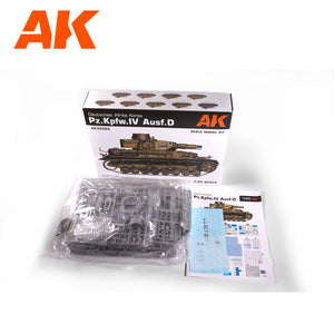 AK Interactive AK35504-A PZ.KPFW.IV AUSF.D AFRIKA KORPS + DAK PANZERFAHRER 1/35 – zdjęcie 2