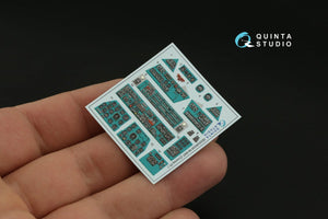 Quinta Studio QDS-48339 Mi-8MT 3D-Printed &amp;amp; coloured Interior on decal paper (Zvezda) (Small version) 1/48 – immagine 4