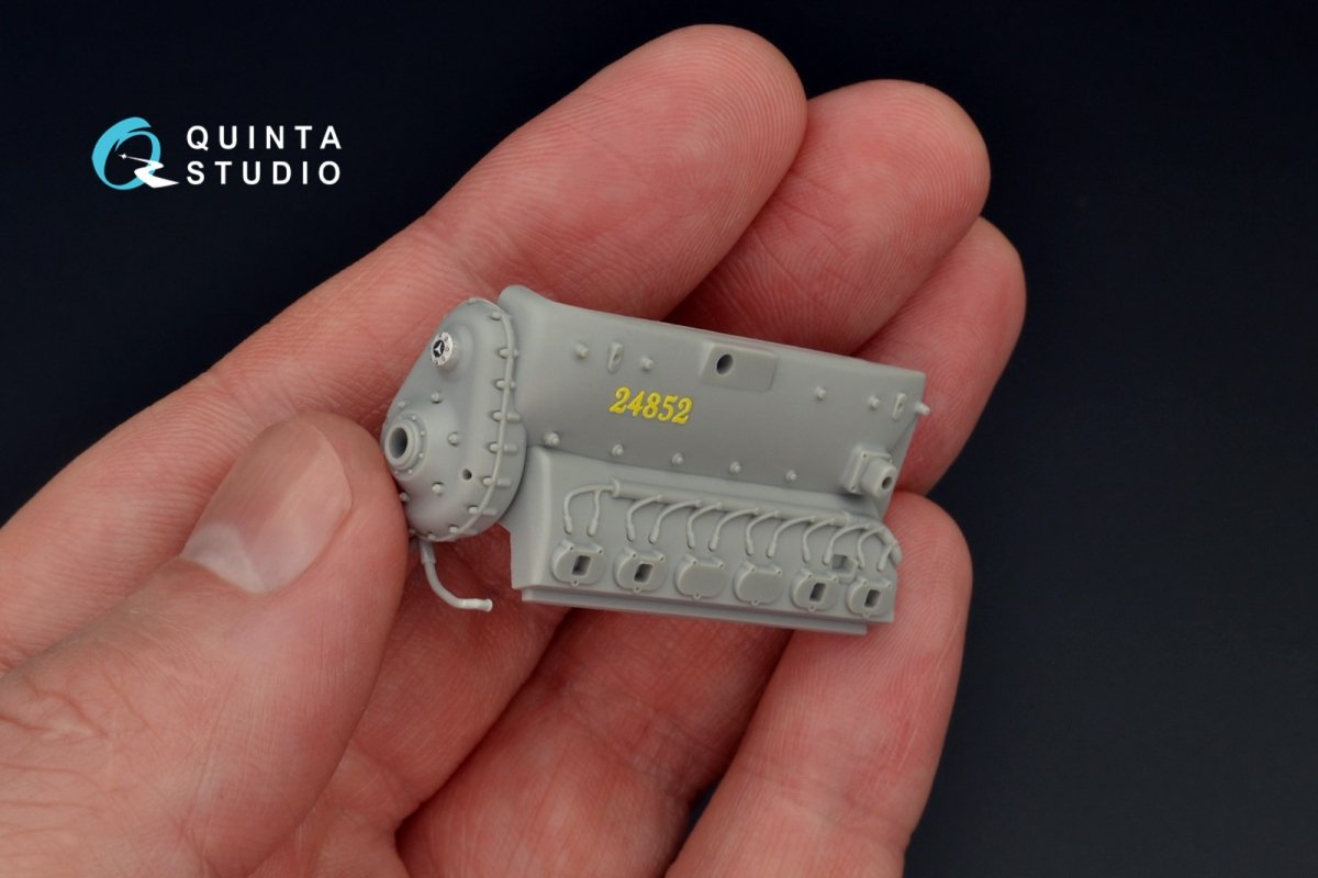 Quinta Studio QD32052 Bf 109E-3 3D-Printed &amp;amp; coloured Interior on decal paper (for Cyber-hobby/Dragon kit) 1/32 – imagen 10