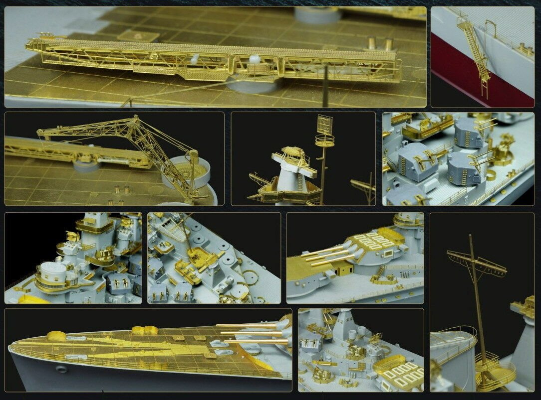 Flyhawk FH350125 USS Alabama BB-60 (for Trumpeter 05307) 1/350 – immagine 3