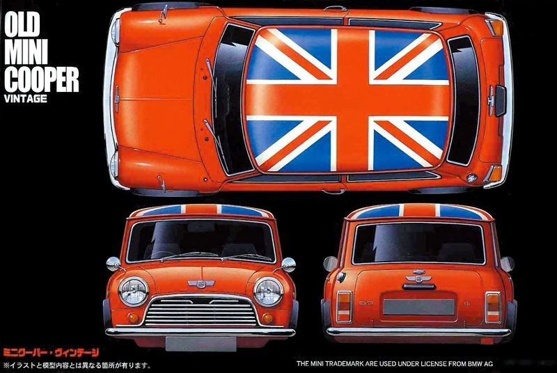 Fujimi 122205 Ancienne MINI Cooper Vintage 1/24