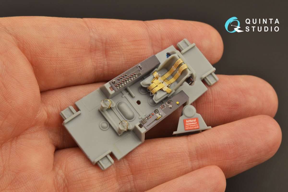 Quinta Studio QD48268 Ta 152C 3D-Printed &amp;amp; coloured Interior on decal paper (Hobby Boss) 1/48 – zdjęcie 7