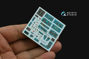 Quinta Studio QDS-48505 MiG-31BM 3D-Printed &amp;amp; coloured Interior on decal paper (Hobby Boss) (Small version) 1/48 – imagen 5