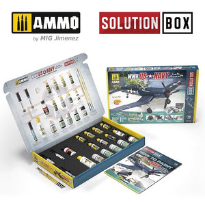 AMMO of Mig Jimenez 7723 US Navy WWII Late SOLUTION BOX – Bild 2