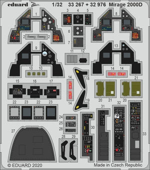 Eduard BIG33125 Mirage 2000D for KITTY HAWK 1/32 – imagen 2