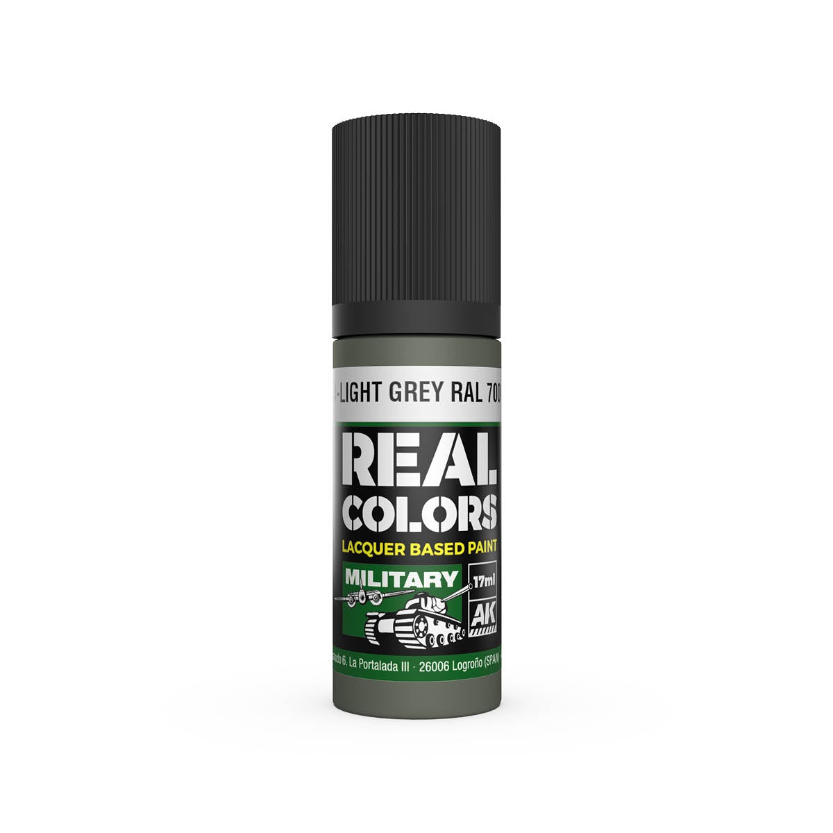 AK Interactive RC854 Hellgrau-Light Grey RAL 7009 (Interior Color) 17 ml – zdjęcie 2