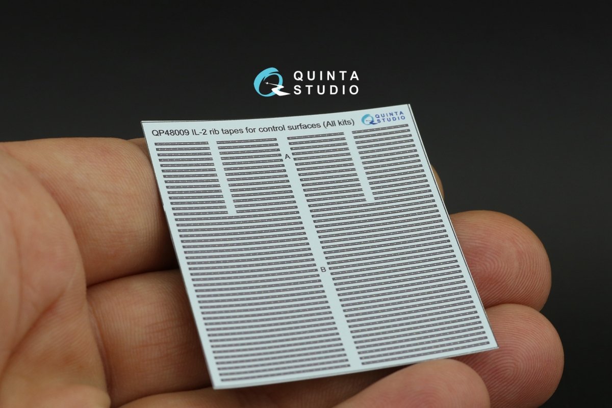 Quinta Studio QP48009 IL-2 rib tapes for control surfaces (All kits) 1/48 – zdjęcie 4