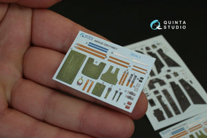 Quinta Studio QD32013 Mirage 2000N 3D-Printed &amp;amp; colored Interior on decal paper (for Kitty Hawk kit) 1/32 – image 3