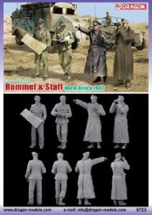 Dragon 6723 Rommel / Staff North Africa 1942 1/35 – Bild 2