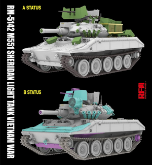 Rye Field Model 5142 M551 Light Tank Sheridan Vietnam War 1/35 – image 2