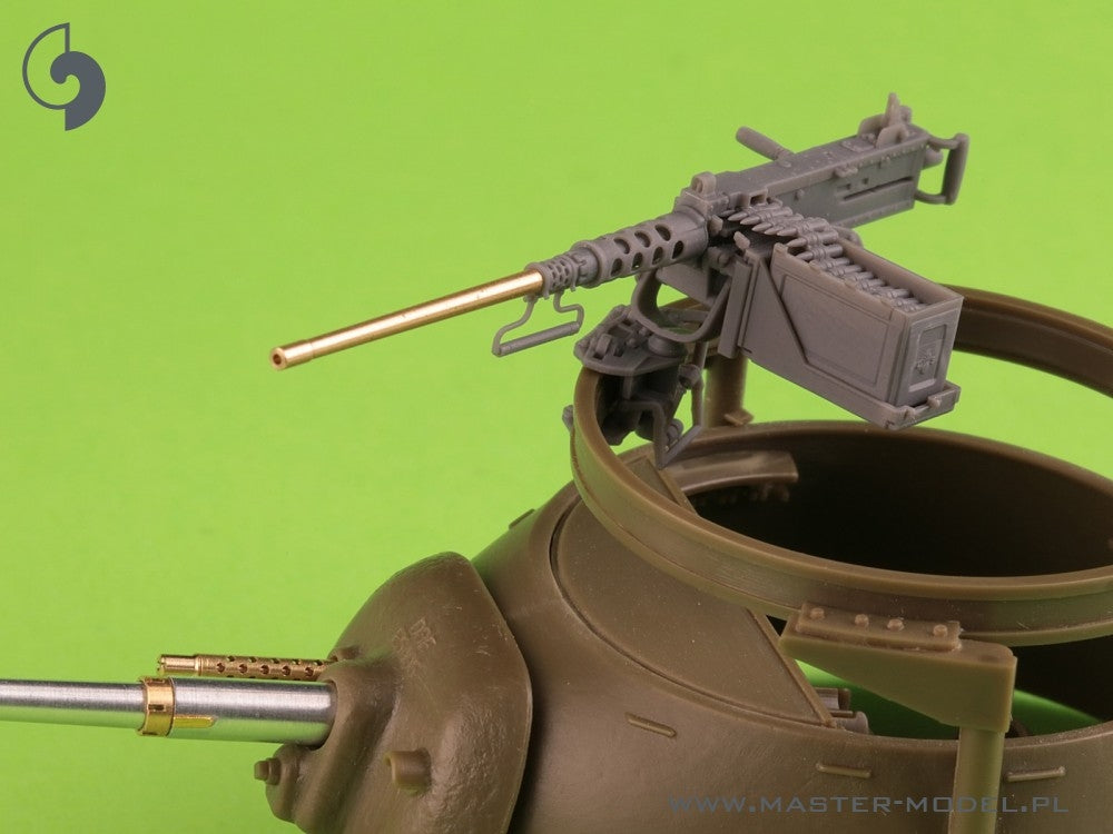 Master GM-35-073 Browning M2HB .50 cal (12,7mm) - do montażu na pierścieniu M49 (karetka D40721 / kołyska D40733 / skrzynka D40731 lub D90078) 1/35 – Bild 9