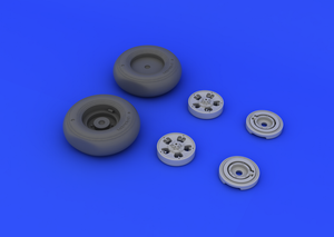 Eduard 632038 Spitfire Mk. I/II wheels 1/32 (Revell) – Bild 4