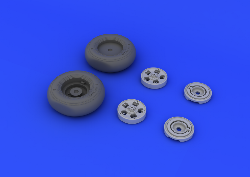 Eduard 632038 Spitfire Mk. I/II wheels 1/32 (Revell) – Bild 4