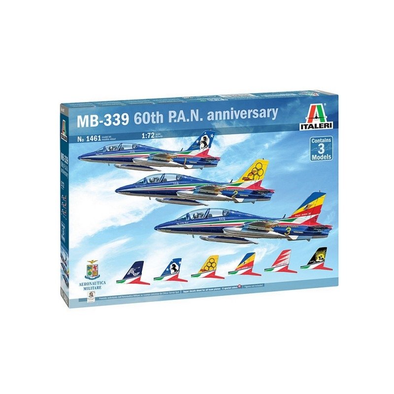 Italeri 1461 AERMACCHI MB-339 "60th PANnniv." 1/72