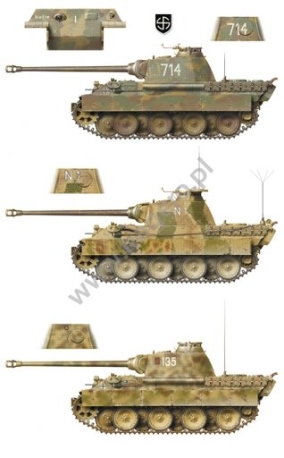 Kagero 15031 Pz.Kpfw. V Panther In Attack &amp;amp; Defence (kalkomania) PL/EN – imagen 2
