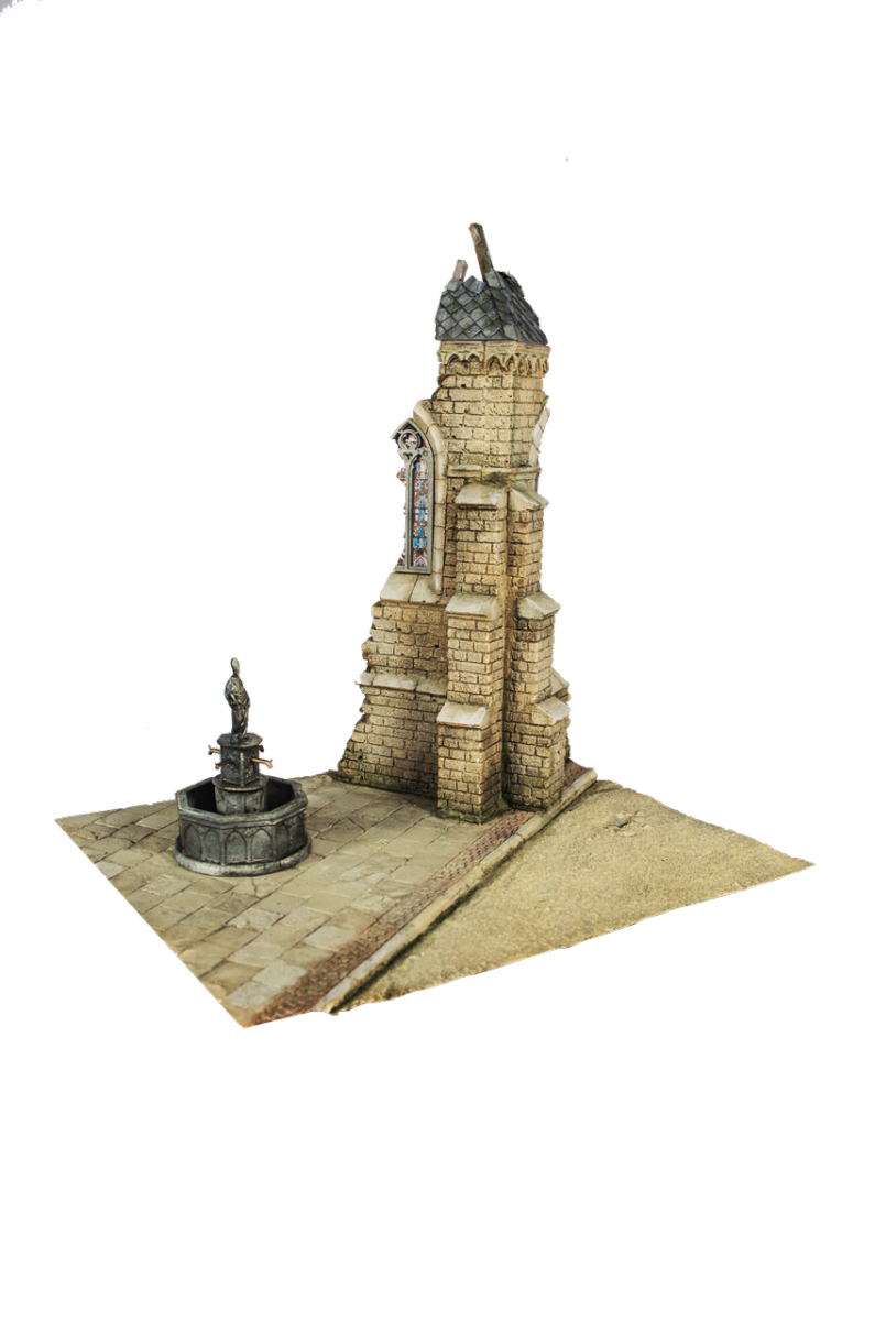 RT-Diorama 35038 Diorama Base: Small Church Corner &amp;quot;Forgotten Sanctuary&amp;quot; 1/35 – immagine 5