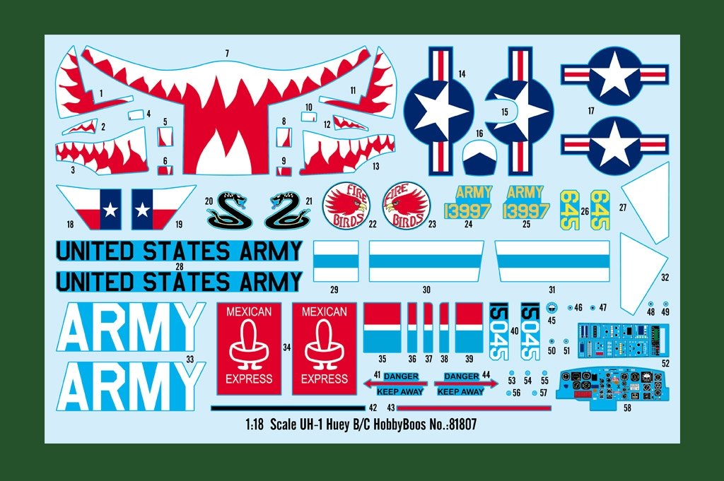 Hobby Boss 81807 UH-1 HUEY B/C 1/18 – image 3
