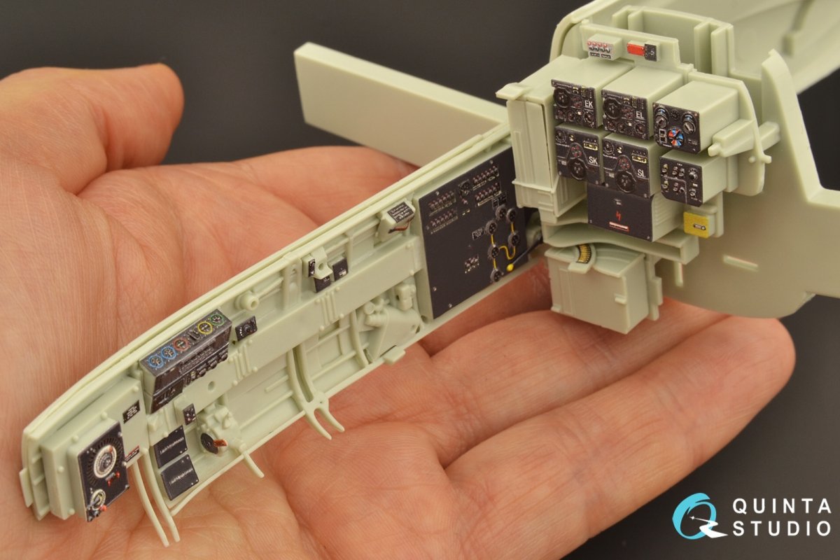Quinta Studio QD32114 Ju 88A-4 3D-Printed &amp;amp; coloured Interior on decal paper ( Revell ) 1/32 – zdjęcie 8