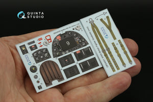 Quinta Studio QD24009 Spitfire Mk.IXc 3D-Printed &amp;amp; coloured Interior on decal paper (Airfix) 1/24 – Bild 9