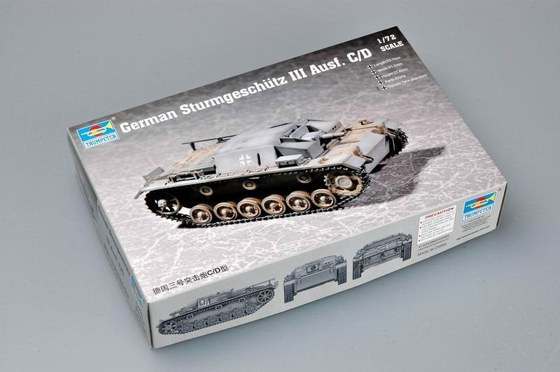 Trumpeter 07257 German Sturmgeschutz III Ausf. C/D 1/72 – Bild 2