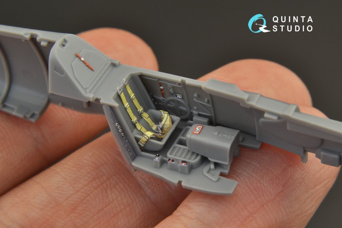 Quinta Studio QD72037 Bf 109 G-6 3D-Printed &amp;amp; coloured Interior on decal paper (Tamiya) 1/72 – Bild 9