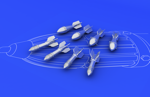 Eduard 648073 Il-2 weapon set (FAB 50, RS 132) 1/48 (Tamiya) – Bild 2