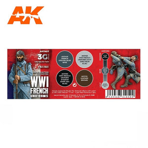 AK Interactive AK11637 WWI FRENCH UNIFORM COLORS – image 2