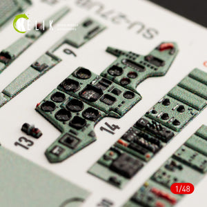 KELIK K48052 SU-27UB FLANKER INTERIOR 3D DECALS FOR GWH KIT 1/48 – imagen 5
