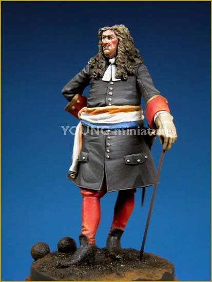 Young Miniatures YH7005 Holland Officer of Artillery, 1705 70mm – Bild 4