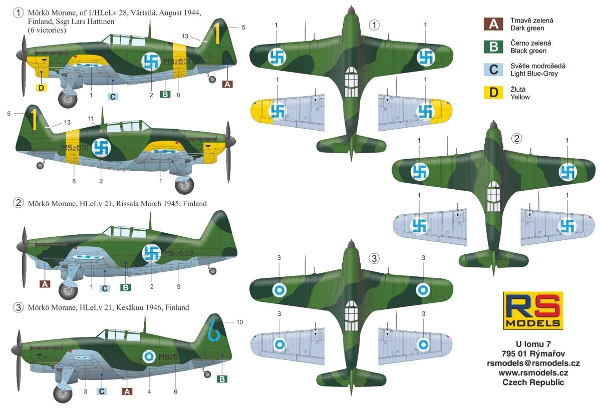 RS Models 92264 Mörko Morane 1/72 – Bild 7