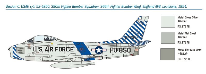 Italeri 1426 F-86F Sabre 1/72 – image 5