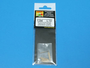 Aber 350L-12 Set of 12 pcs 150 mm barrels for German ships: Bismarck, Tirpitz, Scharnhorst, Gneisenau 1/350 – immagine 4
